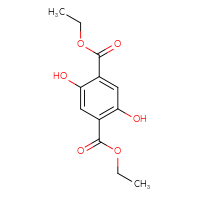 Chemical structure of 1,4-diethyl 2,5-dihydroxybenzene-1,4-dicarboxylate - CSSB00020643762