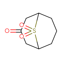 Chemical structure of 9λ⁶-thiabicyclo[3.3.1]nonane-3,9,9-trione - CSSB00160484720