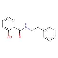 Chemical structure of 2-hydroxy-N-(2-phenylethyl)benzamide - CSSB00000579931