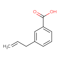 Chemical structure of 3-(prop-2-en-1-yl)benzoic acid - CSSB00000079326