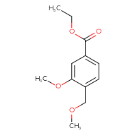 Chemical structure of ethyl 3-methoxy-4-(methoxymethyl)benzoate - CSSB00041910066