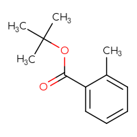 Chemical structure of tert-butyl 2-methylbenzoate - CSSB00011942540