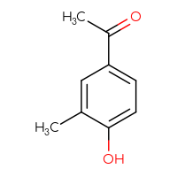 Chemical structure of 1-(4-hydroxy-3-methylphenyl)ethan-1-one - CSSB00000188726