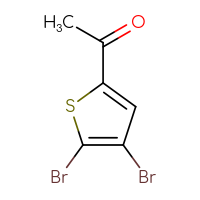 Chemical structure of 1-(4,5-dibromothiophen-2-yl)ethan-1-one - CSSB00012351464