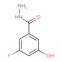 Chemical structure of 3-fluoro-5-hydroxybenzohydrazide - CSSB00010746709