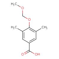 Chemical structure of 4-(methoxymethoxy)-3,5-dimethylbenzoic acid - CSSB00012265724