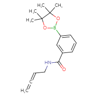 Chemical structure of N-(buta-2,3-dien-1-yl)-3-(4,4,5,5-tetramethyl-1,3,2-dioxaborolan-2-yl)benzamide - CSSB21332847779