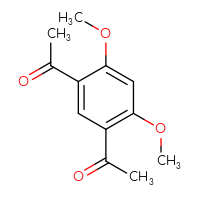 Chemical structure of 1-(5-acetyl-2,4-dimethoxyphenyl)ethan-1-one - CSSB00000018971