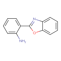 Chemical structure of 2-(1,3-benzoxazol-2-yl)aniline - CSSB00000262228