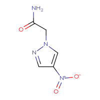 Chemical structure of 2-(4-nitro-1H-pyrazol-1-yl)acetamide - CSSB00000739685