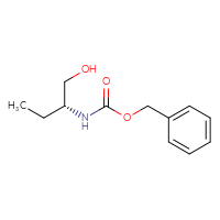 Chemical structure of benzyl N-[(2R)-1-hydroxybutan-2-yl]carbamate - CSSB00013207946