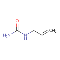 Chemical structure of (prop-2-en-1-yl)urea - CSSB00000183736
