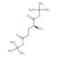 Chemical structure of 1,5-di-tert-butyl (2S)-2-aminopentanedioate - CSSB00020644791