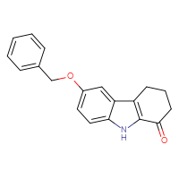 Chemical structure of 6-(benzyloxy)-2,3,4,9-tetrahydro-1H-carbazol-1-one - CSSB00022967912