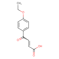 Chemical structure of 4-(4-ethoxyphenyl)-4-oxobut-2-enoic acid - CSSB00011203778