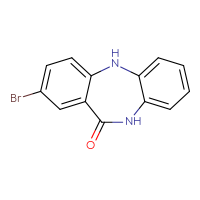 Chemical structure of 13-bromo-2,9-diazatricyclo[9.4.0.0³,⁸]pentadeca-1(15),3,5,7,11,13-hexaen-10-one - CSSB00025716001