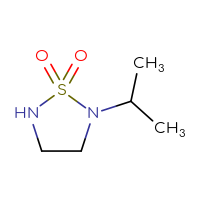 Chemical structure of 2-(propan-2-yl)-1λ⁶,2,5-thiadiazolidine-1,1-dione - CSSB00044014949
