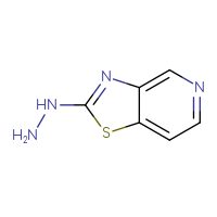 Chemical structure of {[1,3]thiazolo[4,5-c]pyridin-2-yl}hydrazine - CSSB00000121653