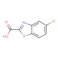 Chemical structure of 5-chloro-1,3-benzothiazole-2-carboxylic acid - CSSB00000732066