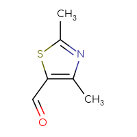 Chemical structure of 2,4-dimethyl-1,3-thiazole-5-carbaldehyde - CSSB00000757988