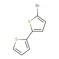 Chemical structure of 5-bromo-2,2'-bithiophene - CSSB00009813948