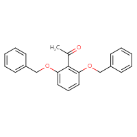 Chemical structure of 1-[2,6-bis(benzyloxy)phenyl]ethan-1-one - CSSB00010009042