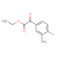 Chemical structure of ethyl 2-(4-fluoro-3-methylphenyl)-2-oxoacetate - CSSB00012339908