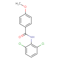 Chemical structure of N-(2,6-dichlorophenyl)-4-methoxybenzamide - CSSB00027986571