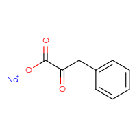 Chemical structure of sodium 2-oxo-3-phenylpropanoate - CSSB00016991595