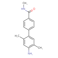 Chemical structure of 4'-amino-N,2',5'-trimethyl-[1,1'-biphenyl]-4-carboxamide - CSSB03590183886
