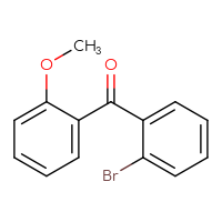 Chemical structure of (2-bromophenyl)(2-methoxyphenyl)methanone - CSSB00005560027