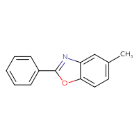 Chemical structure of 5-methyl-2-phenyl-1,3-benzoxazole - CSSB00009996283