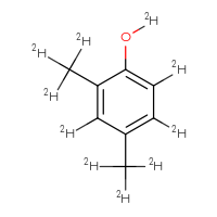 Chemical structure of 2,4-di(²H₃)methyl-1-[(²H)oxy](²H₃)benzene - CSSB00160812850