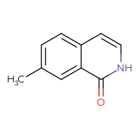 Chemical structure of 7-methyl-1,2-dihydroisoquinolin-1-one - CSSB00012000866