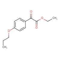 Chemical structure of ethyl 2-oxo-2-(4-propoxyphenyl)acetate - CSSB00019001842