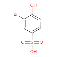 Chemical structure of 5-bromo-6-hydroxypyridine-3-sulfonic acid - CSSB00010008476