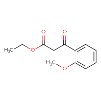 Chemical structure of ethyl 3-(2-methoxyphenyl)-3-oxopropanoate - CSSB00000708279
