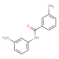 Chemical structure of N-(3-aminophenyl)-3-methylbenzamide - CSSB00000612864