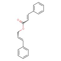 Chemical structure of 3-phenylprop-2-en-1-yl 3-phenylprop-2-enoate - CSSB00020586961