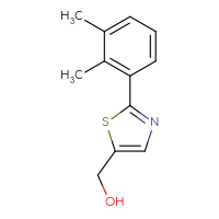 Chemical structure of [2-(2,3-dimethylphenyl)-1,3-thiazol-5-yl]methanol - CSSB00012306602