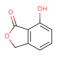 Chemical structure of 7-hydroxy-1,3-dihydro-2-benzofuran-1-one - CSSB00009854819