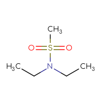 Chemical structure of N,N-diethylmethanesulfonamide - CSSB00000169605