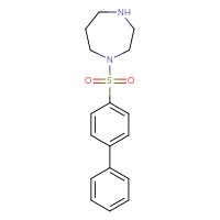 Chemical structure of 1-{[1,1'-biphenyl]-4-sulfonyl}-1,4-diazepane - CSSB00057250749