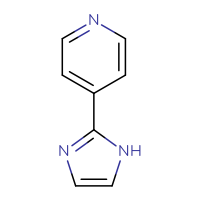 Chemical structure of 4-(1H-imidazol-2-yl)pyridine - CSSB00000747901