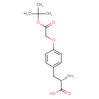 Chemical structure of (2S)-2-amino-3-{4-[2-(tert-butoxy)-2-oxoethoxy]phenyl}propanoic acid - CSSB06283589250
