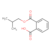 Chemical structure of 2-[(2-methylpropoxy)carbonyl]benzoic acid - CSSB00009999981