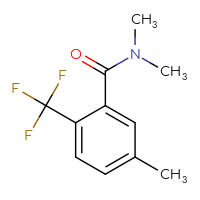 Chemical structure of N,N,5-trimethyl-2-(trifluoromethyl)benzamide - CSSB00044541252