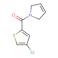 Chemical structure of 1-(4-chlorothiophene-2-carbonyl)-2,5-dihydro-1H-pyrrole - CSSB01991059577