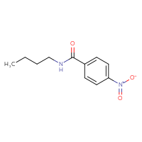 Chemical structure of N-butyl-4-nitrobenzamide - CSSB00000002830