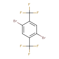 Chemical structure of 1,4-dibromo-2,5-bis(trifluoromethyl)benzene - CSSB00010201776